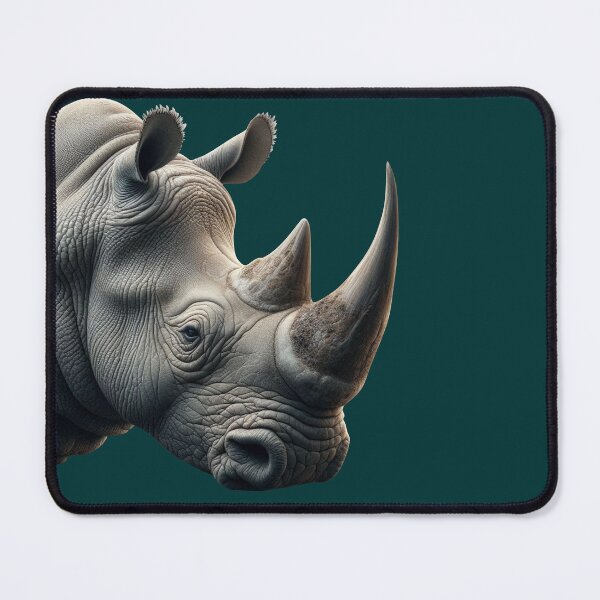 Item preview, RHINOCEROS HEAD (#003333) designed and sold by Marlon Oseguera.