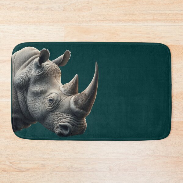 Item preview, RHINOCEROS HEAD (#003333) designed and sold by Marlon Oseguera.