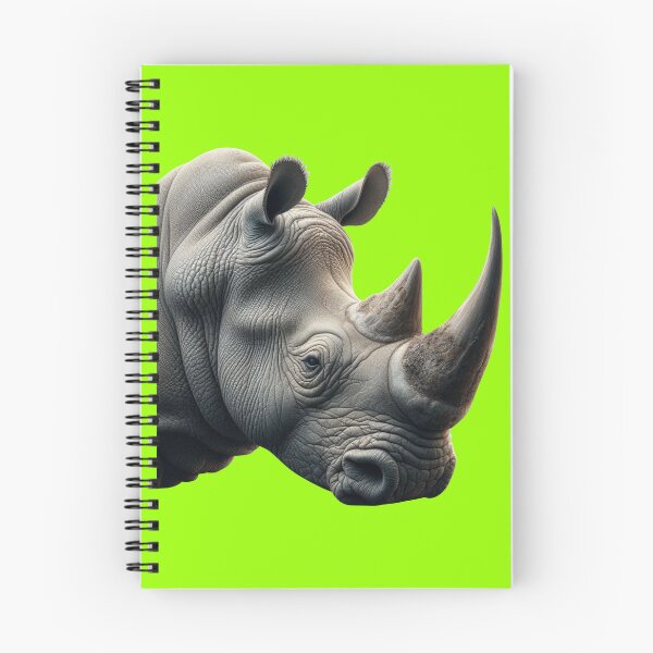 Item preview, RHINOCEROS HEAD (#99FF00) designed and sold by Marlon Oseguera.