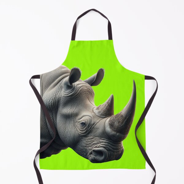 Item preview, RHINOCEROS HEAD (#99FF00) designed and sold by Marlon Oseguera.