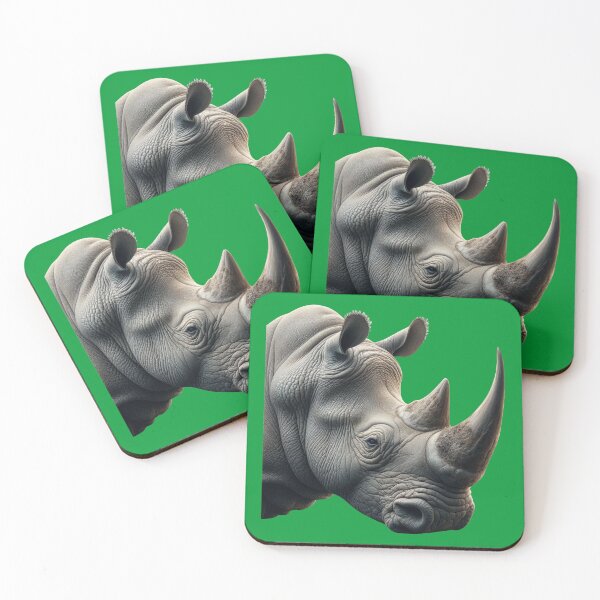 Item preview, RHINOCEROS HEAD (#009933) designed and sold by Marlon Oseguera.
