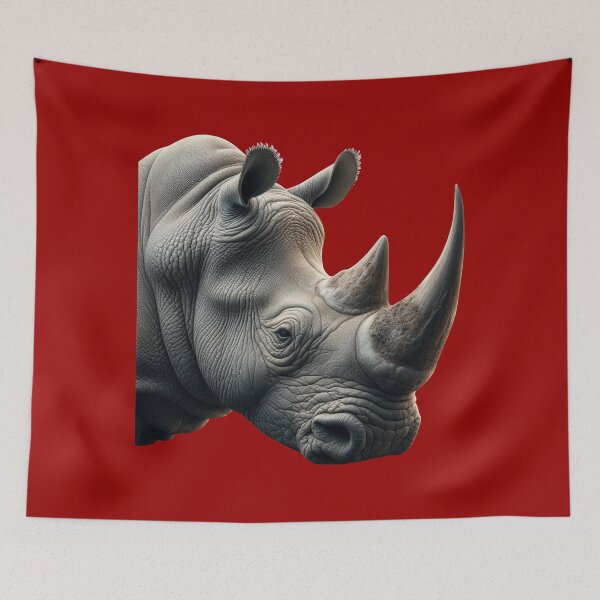 Item preview, RHINOCEROS HEAD (#990000) designed and sold by Marlon Oseguera.