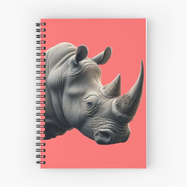 Item preview, RHINOCEROS HEAD (#FF6666) designed and sold by Marlon Oseguera.