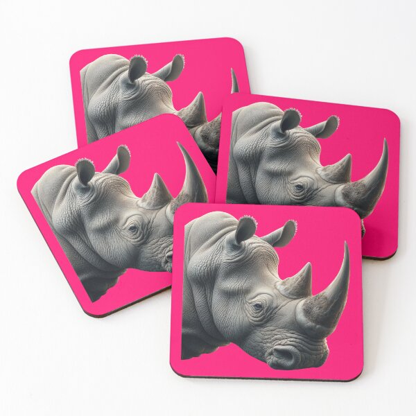 Item preview, RHINOCEROS HEAD (#FF0066) designed and sold by Marlon Oseguera.