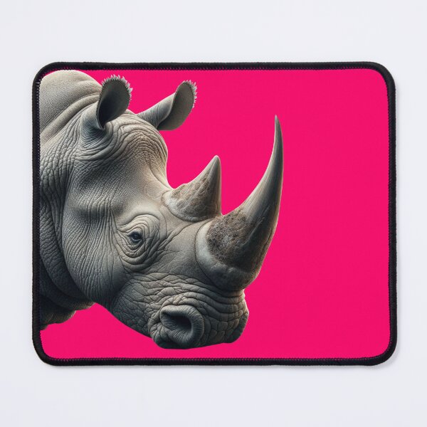 Item preview, RHINOCEROS HEAD (#FF0066) designed and sold by Marlon Oseguera.
