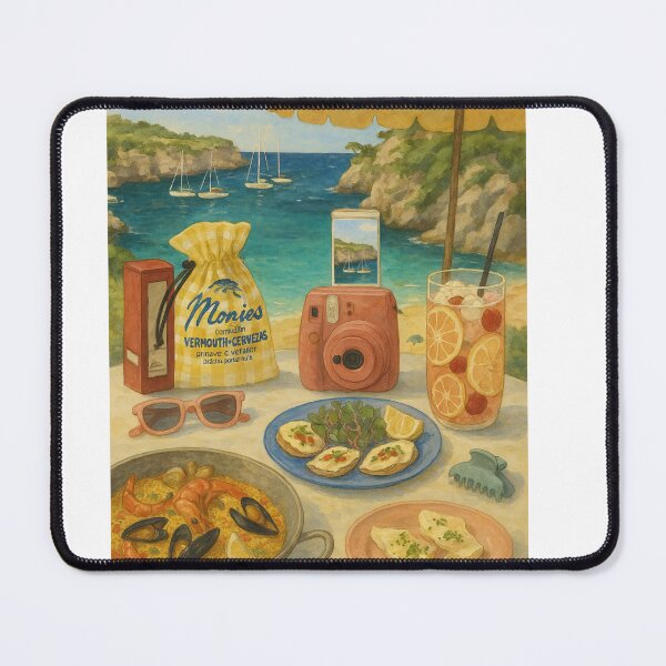 Item preview, Summer Vibes: A Meal Under the Umbrella designed and sold by Shiningsticker8.