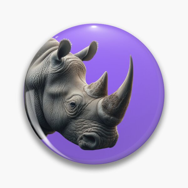 Item preview, RHINOCEROS HEAD (#9966FF) designed and sold by Marlon Oseguera.