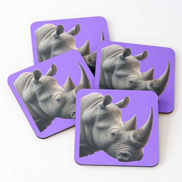 Item preview, RHINOCEROS HEAD (#9966FF) designed and sold by Marlon Oseguera.