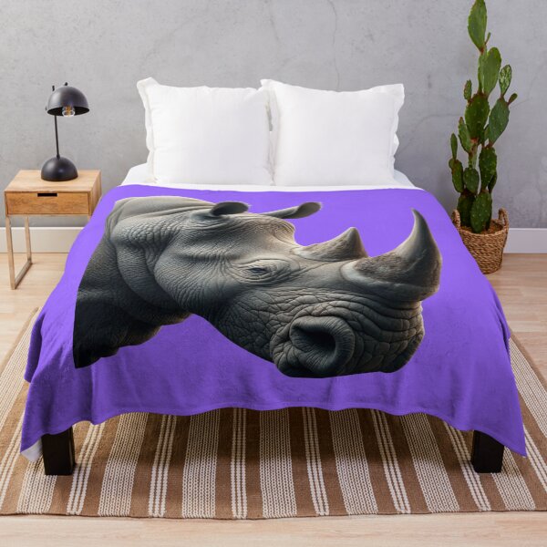 Item preview, RHINOCEROS HEAD (#9966FF) designed and sold by Marlon Oseguera.