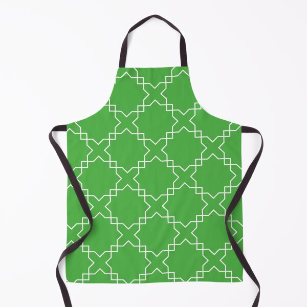 Item preview, Geometric Exotic Pattern In Shamrock Green And White designed and sold by DEC02.