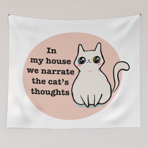 Item preview, Cat Quote (Heterochromia)  designed and sold by makell-creates.