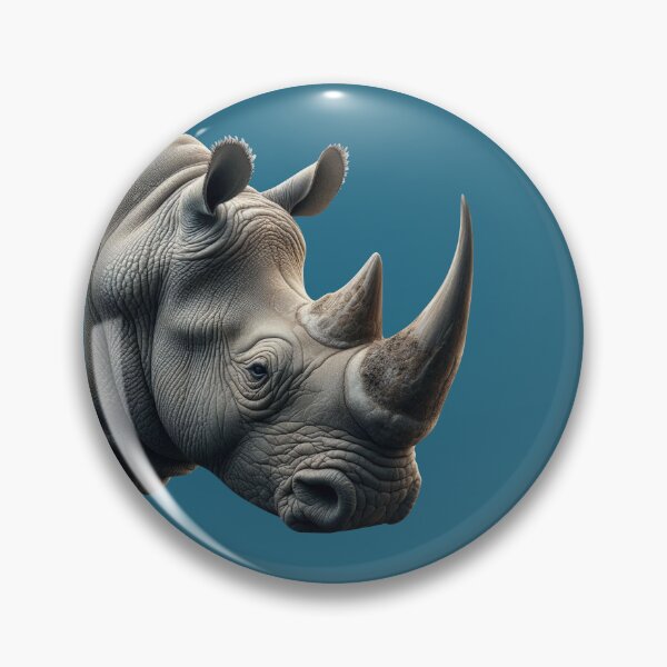 Item preview, RHINOCEROS HEAD (#256B85) designed and sold by Marlon Oseguera.