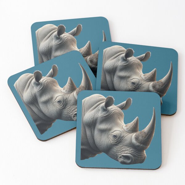Item preview, RHINOCEROS HEAD (#256B85) designed and sold by Marlon Oseguera.