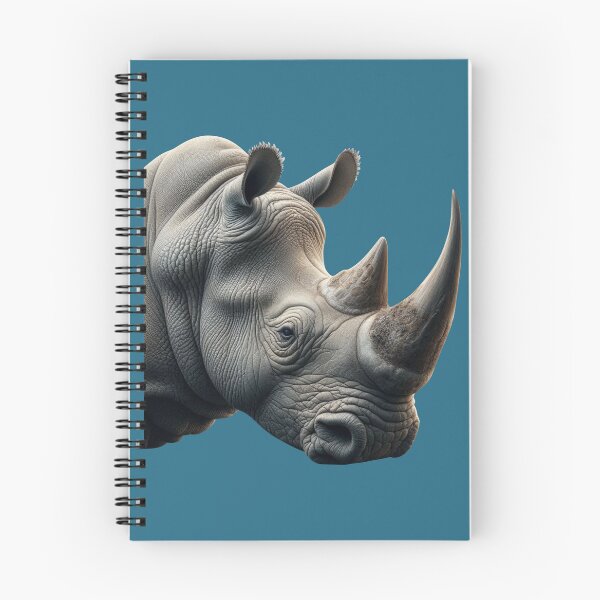 Item preview, RHINOCEROS HEAD (#256B85) designed and sold by Marlon Oseguera.