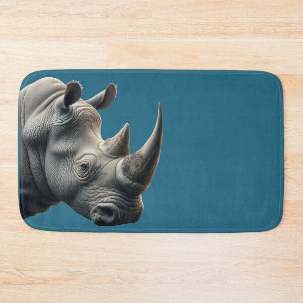 Item preview, RHINOCEROS HEAD (#256B85) designed and sold by Marlon Oseguera.
