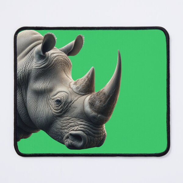 Item preview, RHINOCEROS HEAD (#33CC66) designed and sold by Marlon Oseguera.
