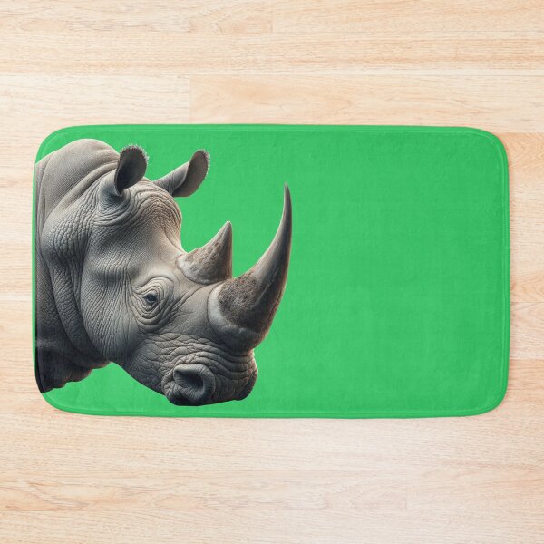 Item preview, RHINOCEROS HEAD (#33CC66) designed and sold by Marlon Oseguera.