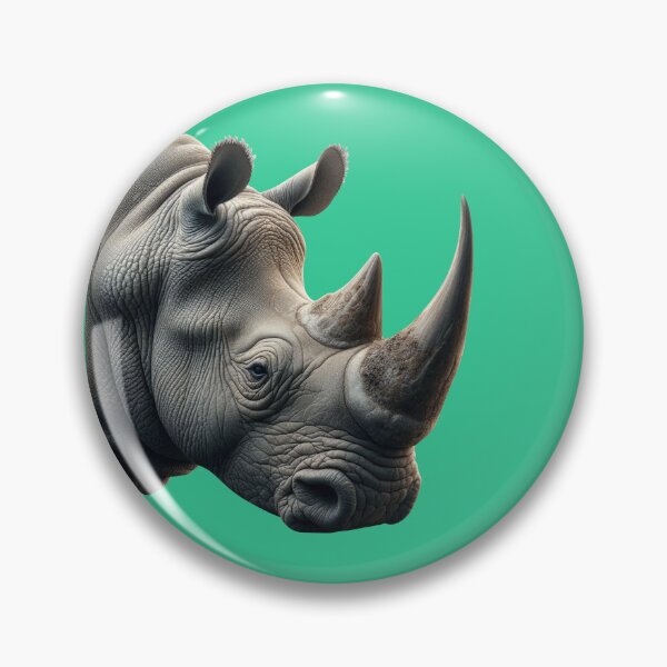 Item preview, RHINOCEROS HEAD (#33CC99) designed and sold by Marlon Oseguera.