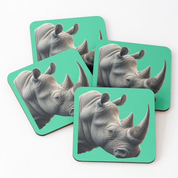 Item preview, RHINOCEROS HEAD (#33CC99) designed and sold by Marlon Oseguera.