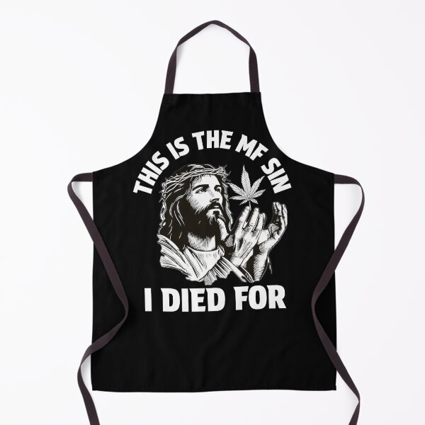 Item preview, This Is The MF Sin I Died For - Stoner Jesus Meme designed and sold by BeerBro-Designs.