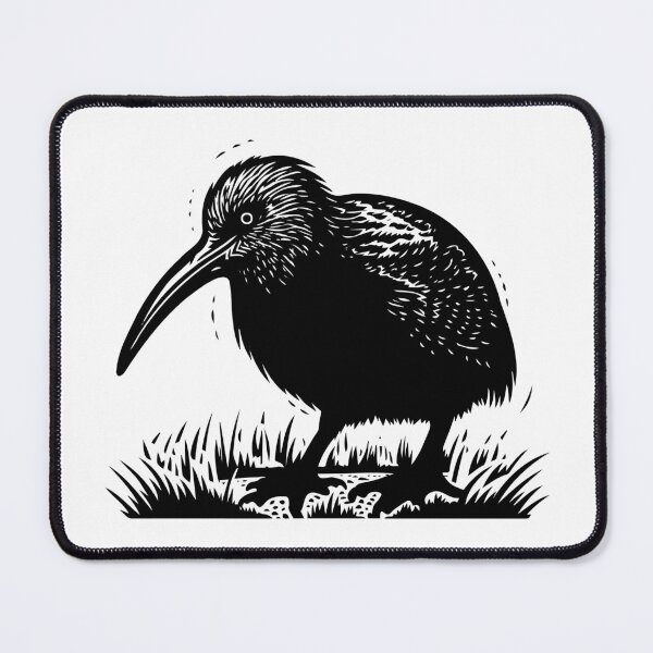 Item preview, Kiwi Bird Flightless Brown New Zealand Feather Long Beak designed and sold by inkoutninja.