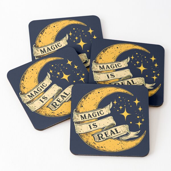 Item preview, Magic Is Real - Crescent Moon and Stars designed and sold by scooterbaby.