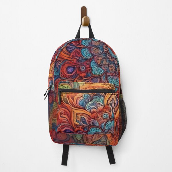 Item preview, Colorful Intricate Detailed - Psychedelic Boho Art - Beautiful Mandala designed and sold by CattlettArt.