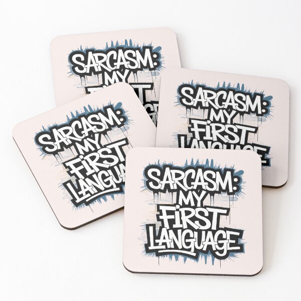 Item preview, My First Language – Funny Graffiti Christian Art | Jesus Quote with Attitude designed and sold by  KnitLuv.