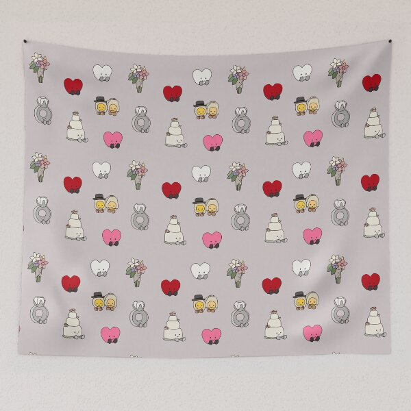 Item preview, Cute Wedding Plushies designed and sold by lalashellsArt.