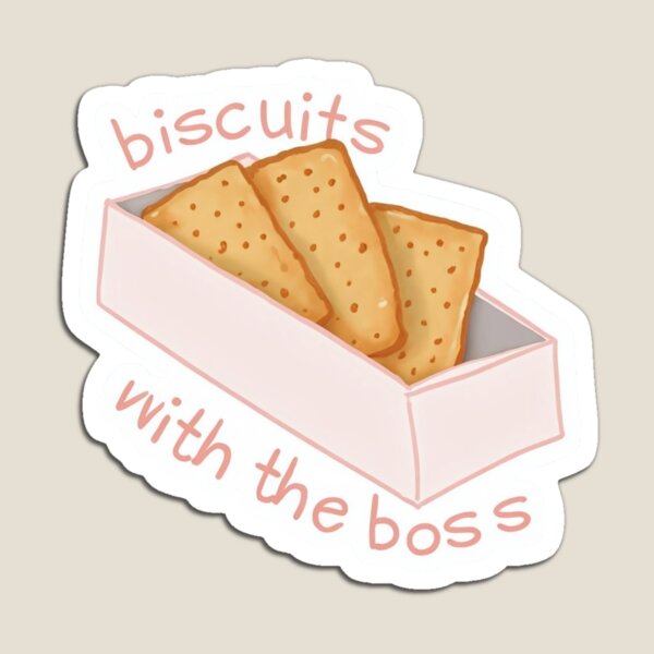 Item preview, Biscuits with the boss  designed and sold by stickers4-days.