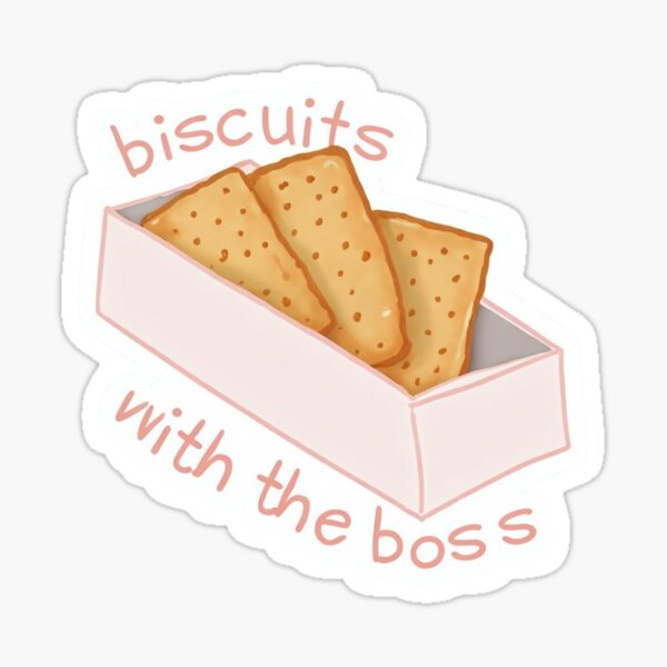 Item preview, Biscuits with the boss  designed and sold by stickers4-days.