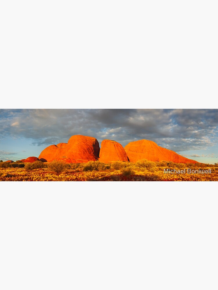 Thumbnail 2 of 2, Postcard, The Olgas (Kata Tjuta), Sunset, Australia designed and sold by Chockstone.