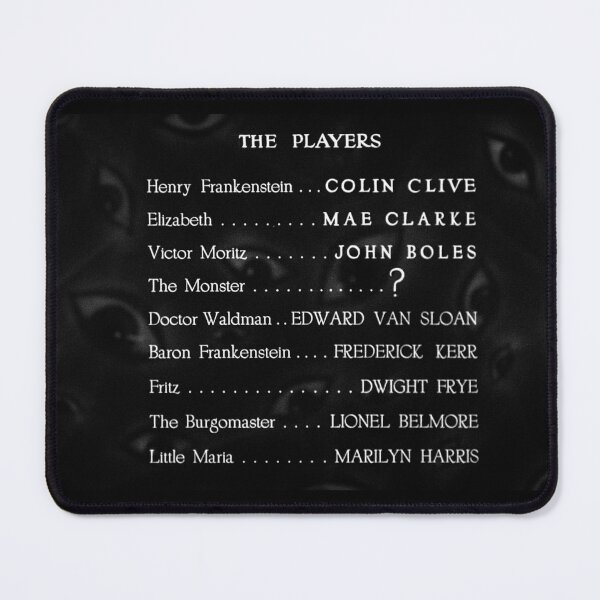 Item preview, Frankenstein Players Card designed and sold by Jesseblue.