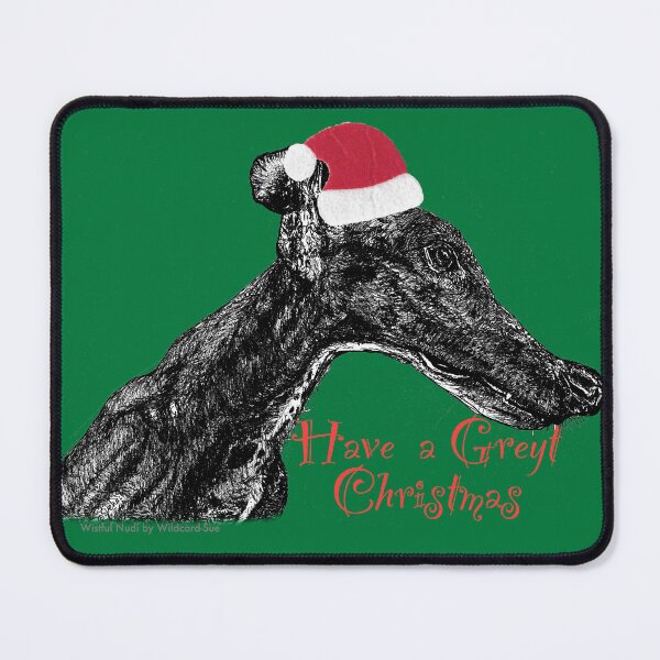 Item preview, Greyt Christmas  with Wistful - Nudi the Greyhound designed and sold by Wildcard-Sue.