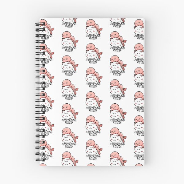 Item preview, Ebi Nigiri Sushi Funny Shrimp Nigiri Japanese Food Illustration designed and sold by SaavedraDesign.