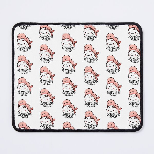 Item preview, Ebi Nigiri Sushi Funny Shrimp Nigiri Japanese Food Illustration designed and sold by SaavedraDesign.