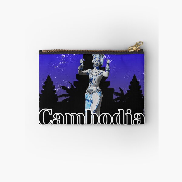 Item preview, Apsara Dancing in front of a Silhouette of Angkor Wat designed and sold by Linklandiya.