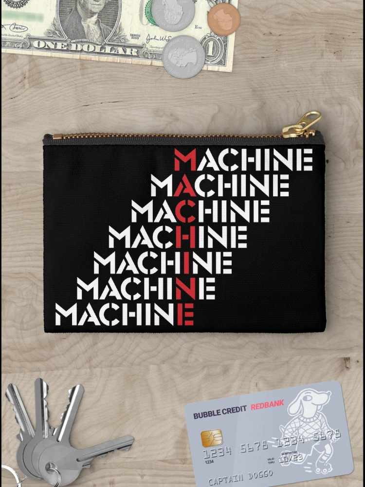 Thumbnail 3 of 4, Zipper Pouch, Machine Machine Machine Machine Machine Machine Machine Live Vers01 designed and sold by parissiArt.