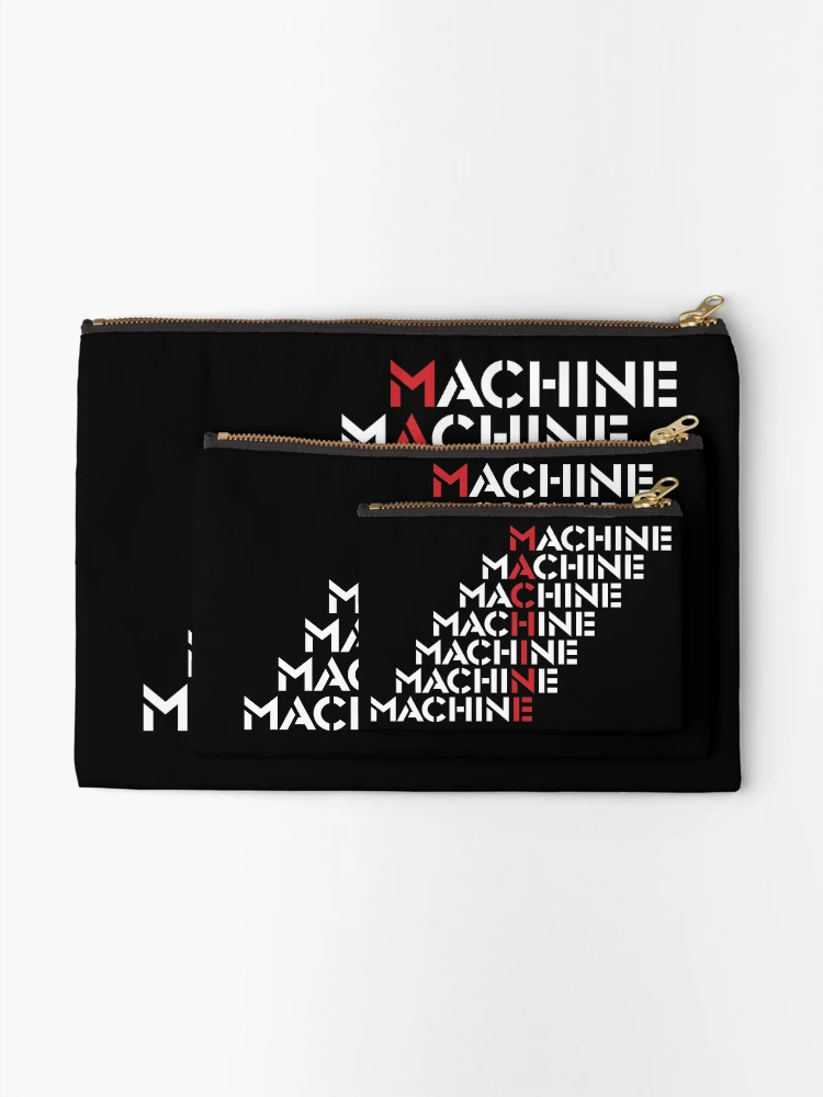 Thumbnail 2 of 4, Zipper Pouch, Machine Machine Machine Machine Machine Machine Machine Live Vers01 designed and sold by parissiArt.