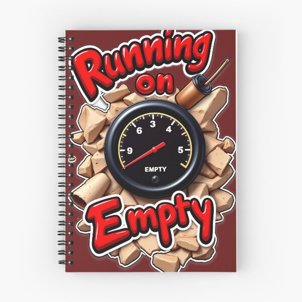 Item preview, Running on Empty" Gas Meter Design | Bold Burnout Culture Art designed and sold by Thread-Verse.