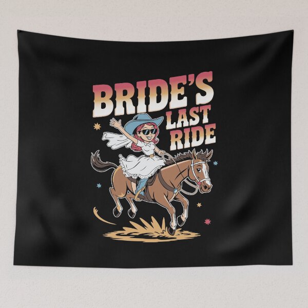 Item preview, Bride's Last Ride Funny Horse Ride Bachelorette designed and sold by tmerchtrends.