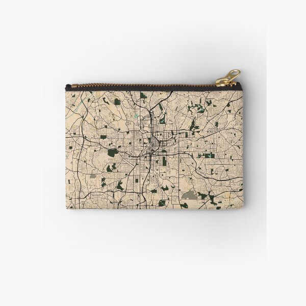 Item preview, Atlanta City Map of Georgia, USA  - Vintage designed and sold by deMAP.