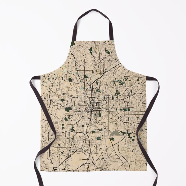 Item preview, Atlanta City Map of Georgia, USA - Vintage designed and sold by deMAP.