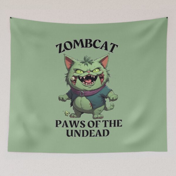 Item preview, Zombie cat: Paws of the Undead. designed and sold by Babayaa.