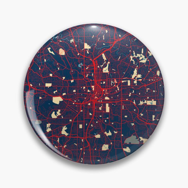 Item preview, Atlanta City Map of Georgia, USA - Hope designed and sold by deMAP.