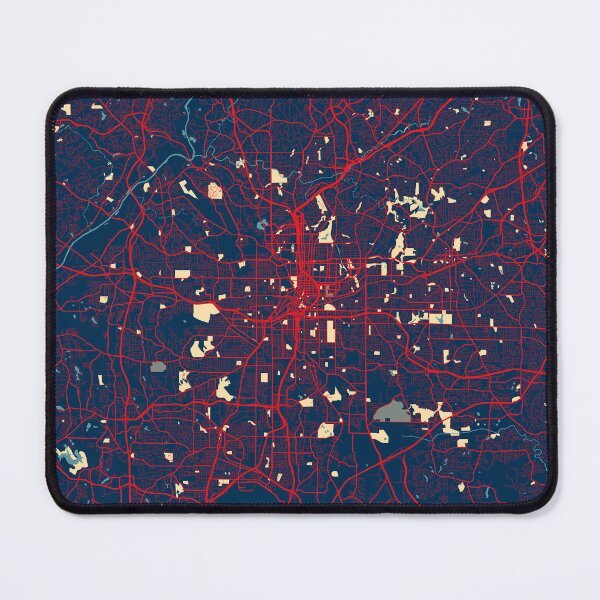 Item preview, Atlanta City Map of Georgia, USA - Hope designed and sold by deMAP.