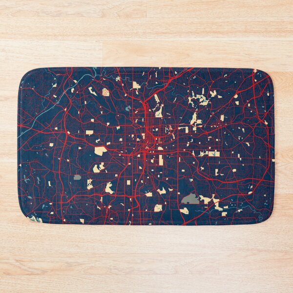 Item preview, Atlanta City Map of Georgia, USA - Hope designed and sold by deMAP.