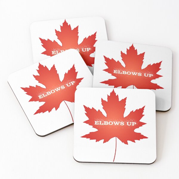 Item preview, Elbows Up - Bold Maple Leaf Design for Canada Lovers designed and sold by @Lavanya .