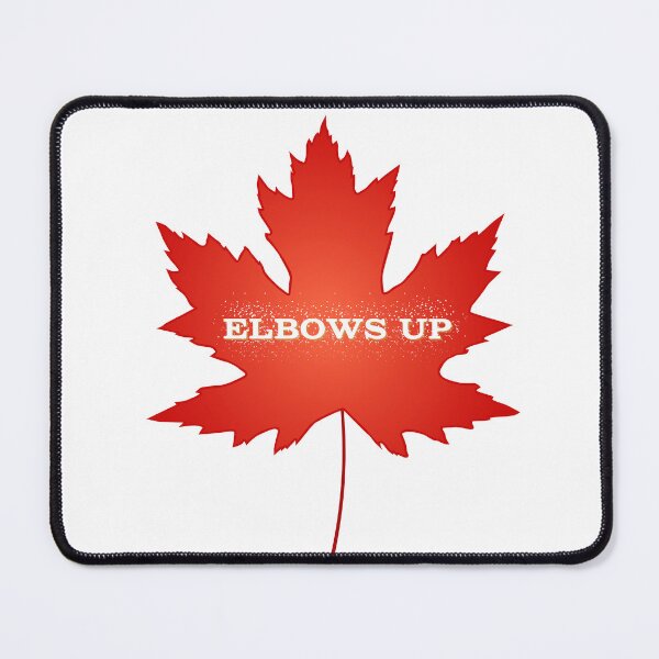 Item preview, Elbows Up - Bold Maple Leaf Design for Canada Lovers designed and sold by @Lavanya .