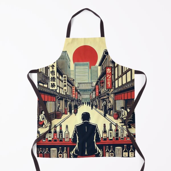 Item preview, Red Sun, Neat Pour – A Night in Tokyo designed and sold by NeatAndSip.